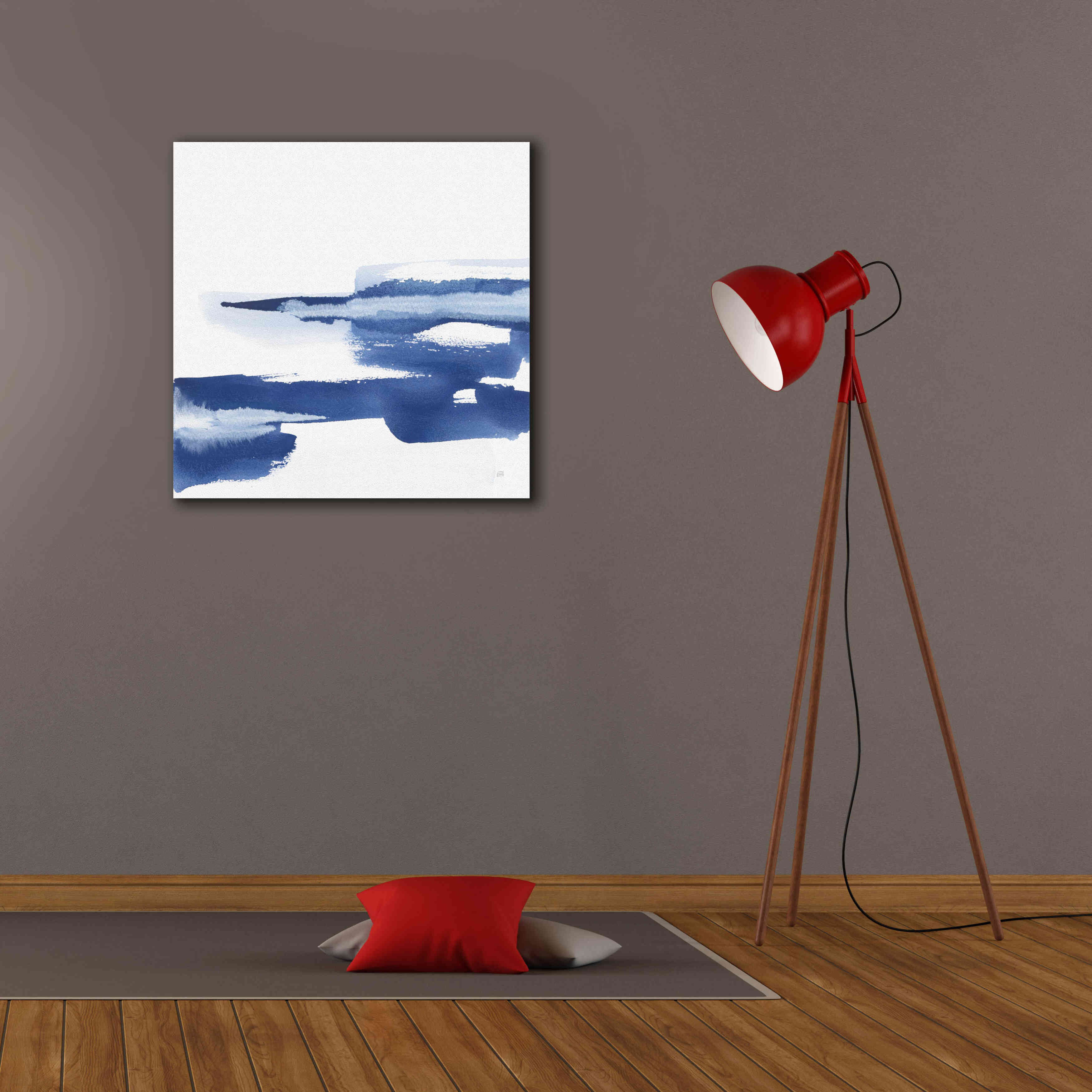 'Classic Blue VI' by Chris Paschke, Giclee Canvas Wall Art,26x26