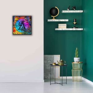 'Aave Crypto In Color' by Portfolio Giclee Canvas Wall Art,18x18