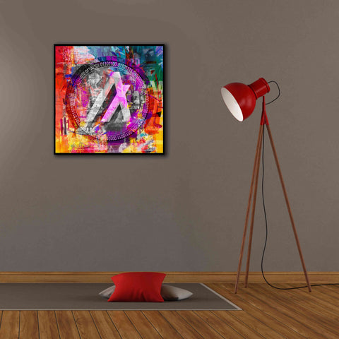 Image of 'Algo Algorand Crypto In Color' by Portfolio Giclee Canvas Wall Art,26x26
