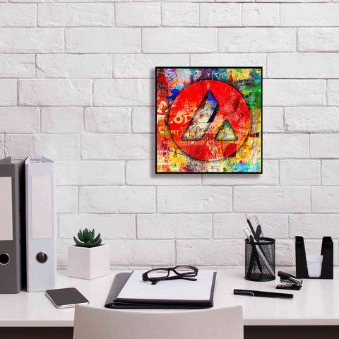 Image of 'Avax Avalanche Crypto In Color' by Portfolio Giclee Canvas Wall Art,12x12