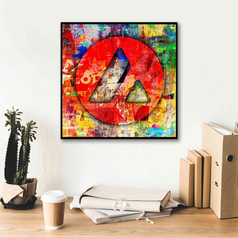 Image of 'Avax Avalanche Crypto In Color' by Portfolio Giclee Canvas Wall Art,18x18