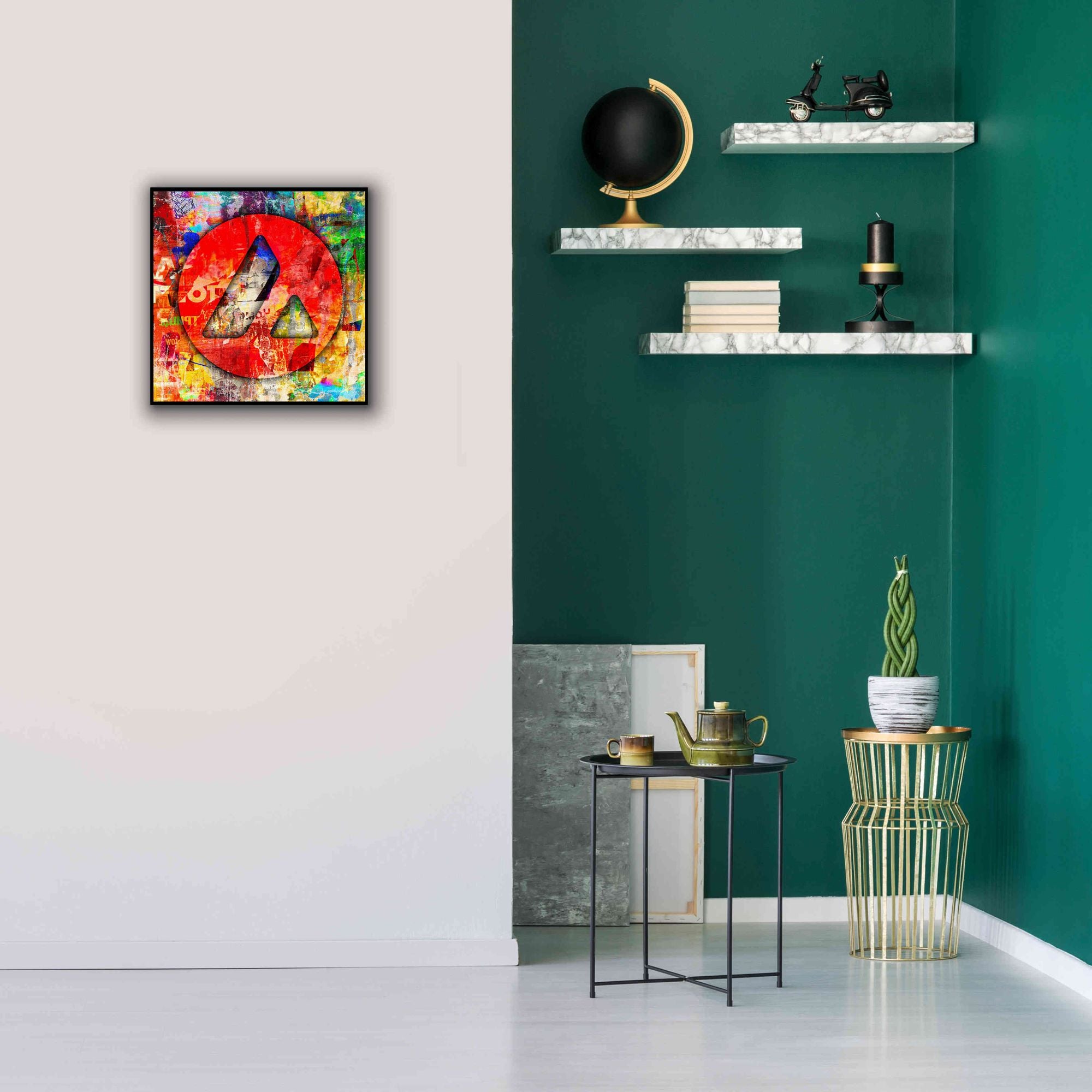 'Avax Avalanche Crypto In Color' by Portfolio Giclee Canvas Wall Art,18x18