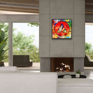 'Avax Avalanche Crypto In Color' by Portfolio Giclee Canvas Wall Art,26x26