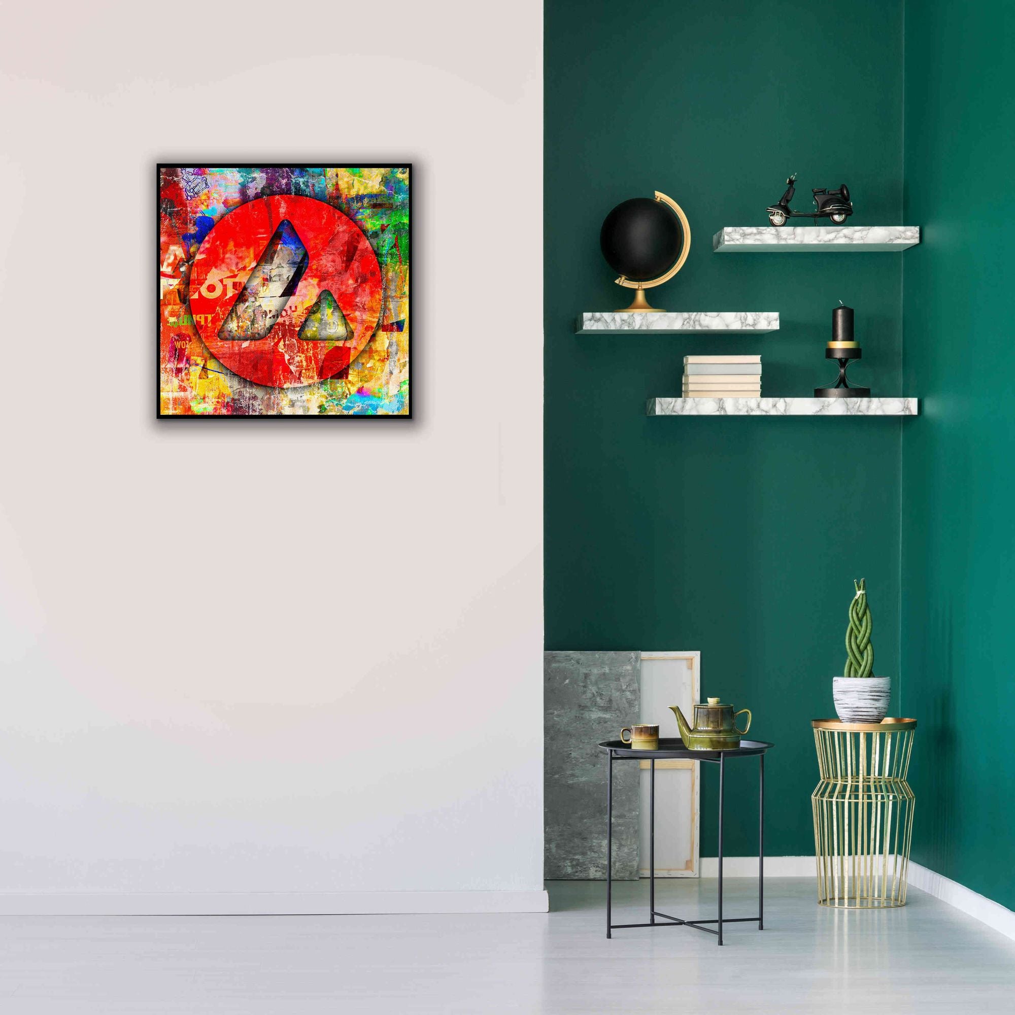 'Avax Avalanche Crypto In Color' by Portfolio Giclee Canvas Wall Art,26x26