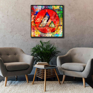 'Avax Avalanche Crypto In Color' by Portfolio Giclee Canvas Wall Art,37x37