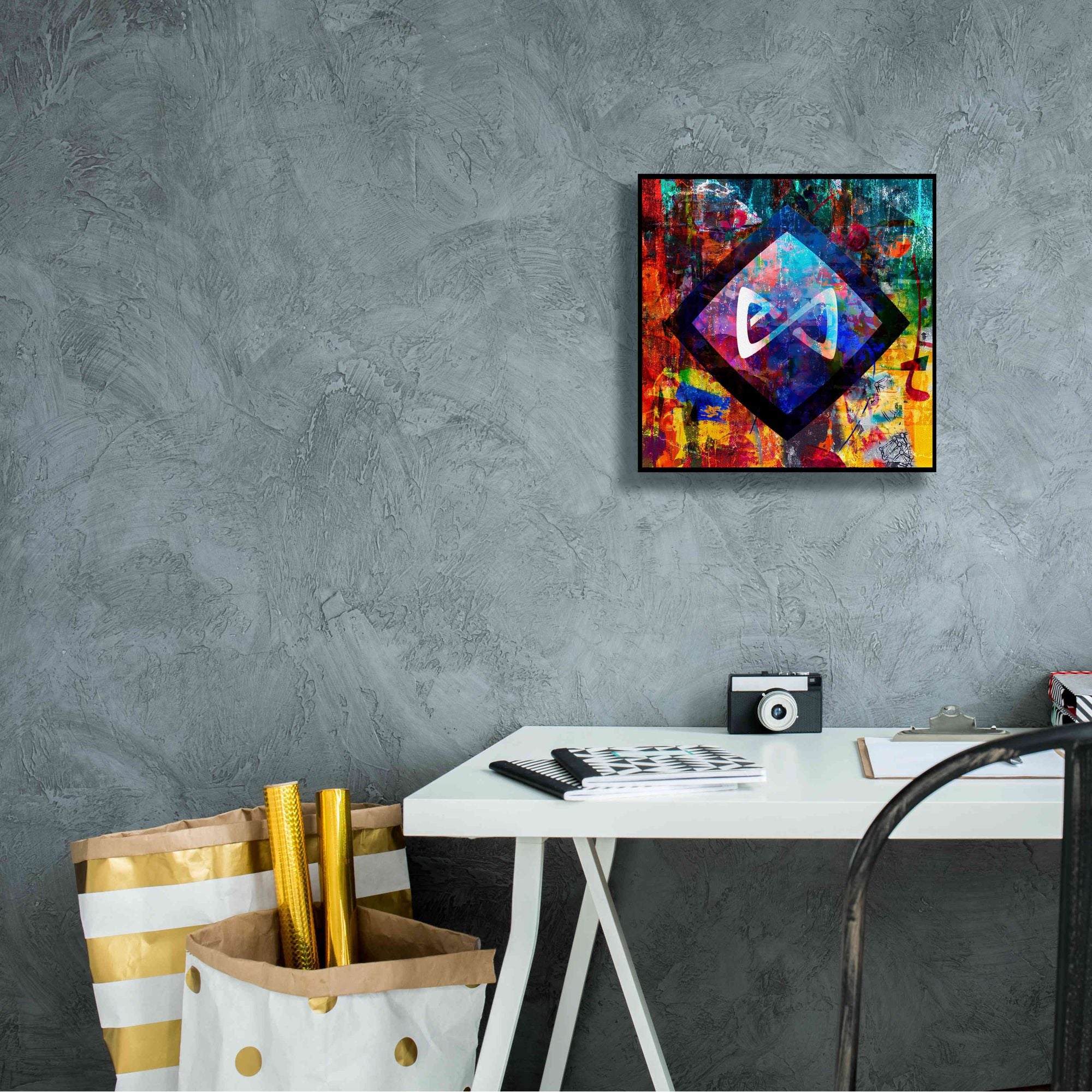 'Axs Axie Crypto In Color' by Portfolio Giclee Canvas Wall Art,12x12