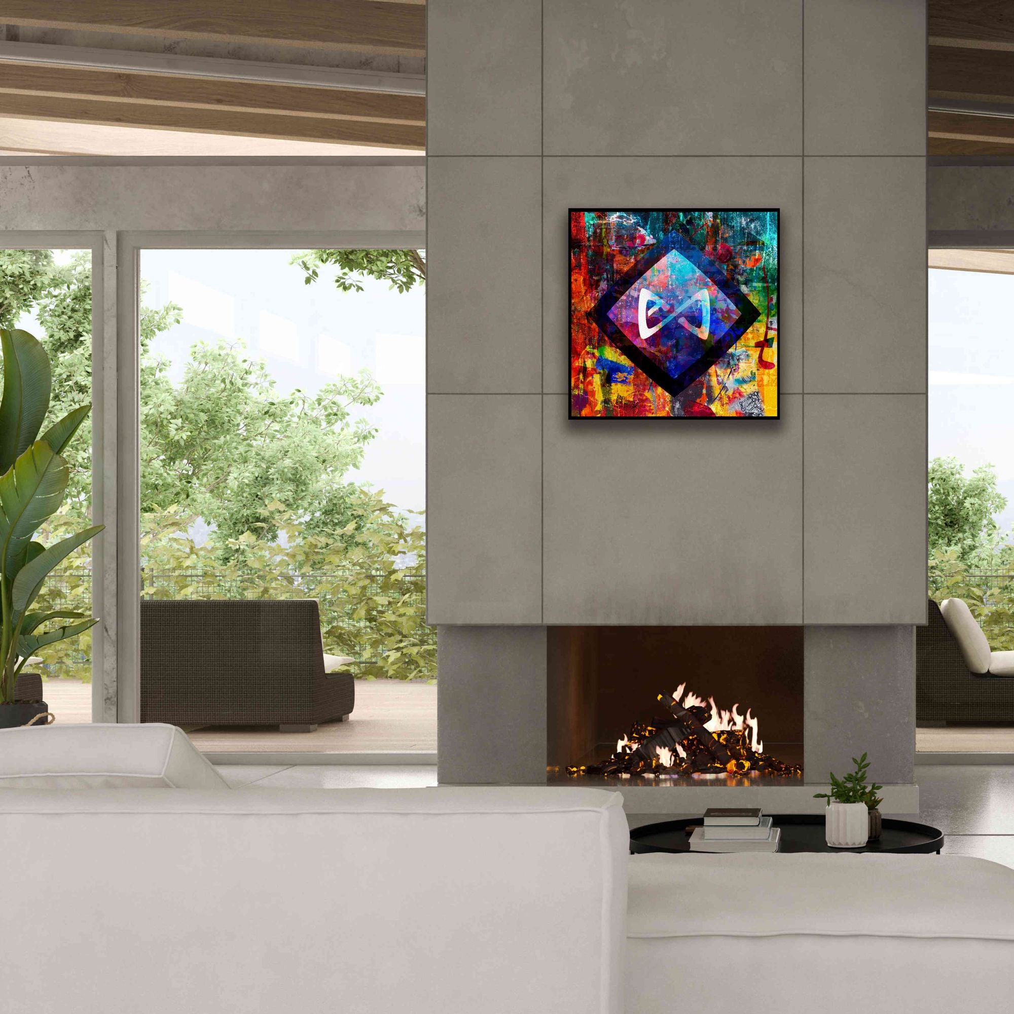 'Axs Axie Crypto In Color' by Portfolio Giclee Canvas Wall Art,26x26
