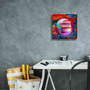 'Enj Enjin Crypto In Color' by Portfolio Giclee Canvas Wall Art,12x12