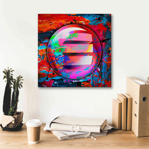 'Enj Enjin Crypto In Color' by Portfolio Giclee Canvas Wall Art,18x18