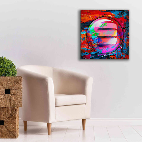 Image of 'Enj Enjin Crypto In Color' by Portfolio Giclee Canvas Wall Art,26x26