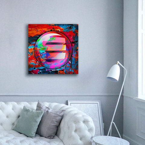 Image of 'Enj Enjin Crypto In Color' by Portfolio Giclee Canvas Wall Art,37x37