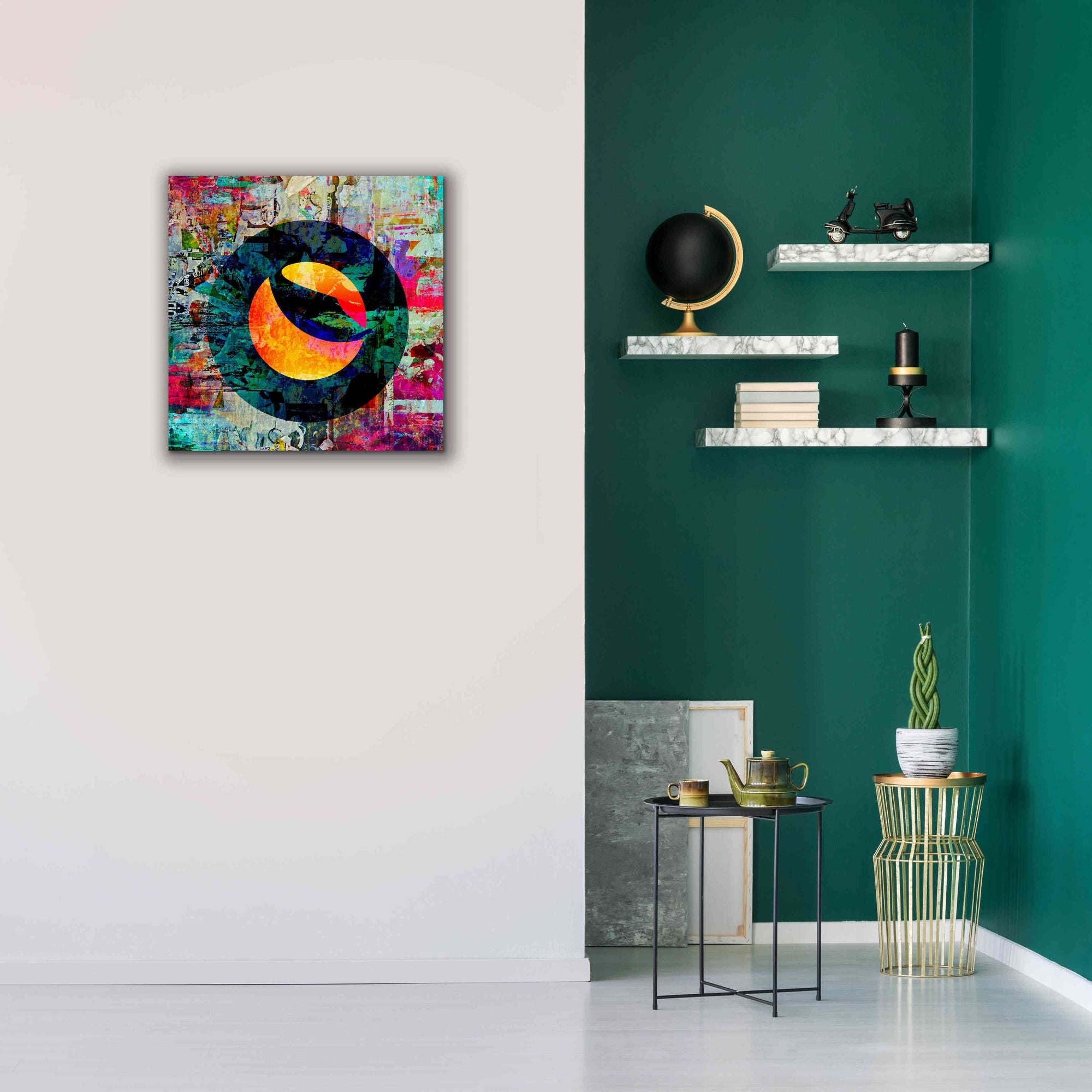 'Luna Terra Crypto In Color' by Portfolio Giclee Canvas Wall Art,26x26