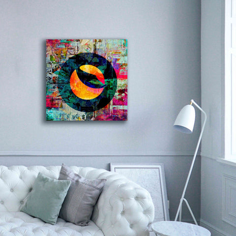 Image of 'Luna Terra Crypto In Color' by Portfolio Giclee Canvas Wall Art,37x37
