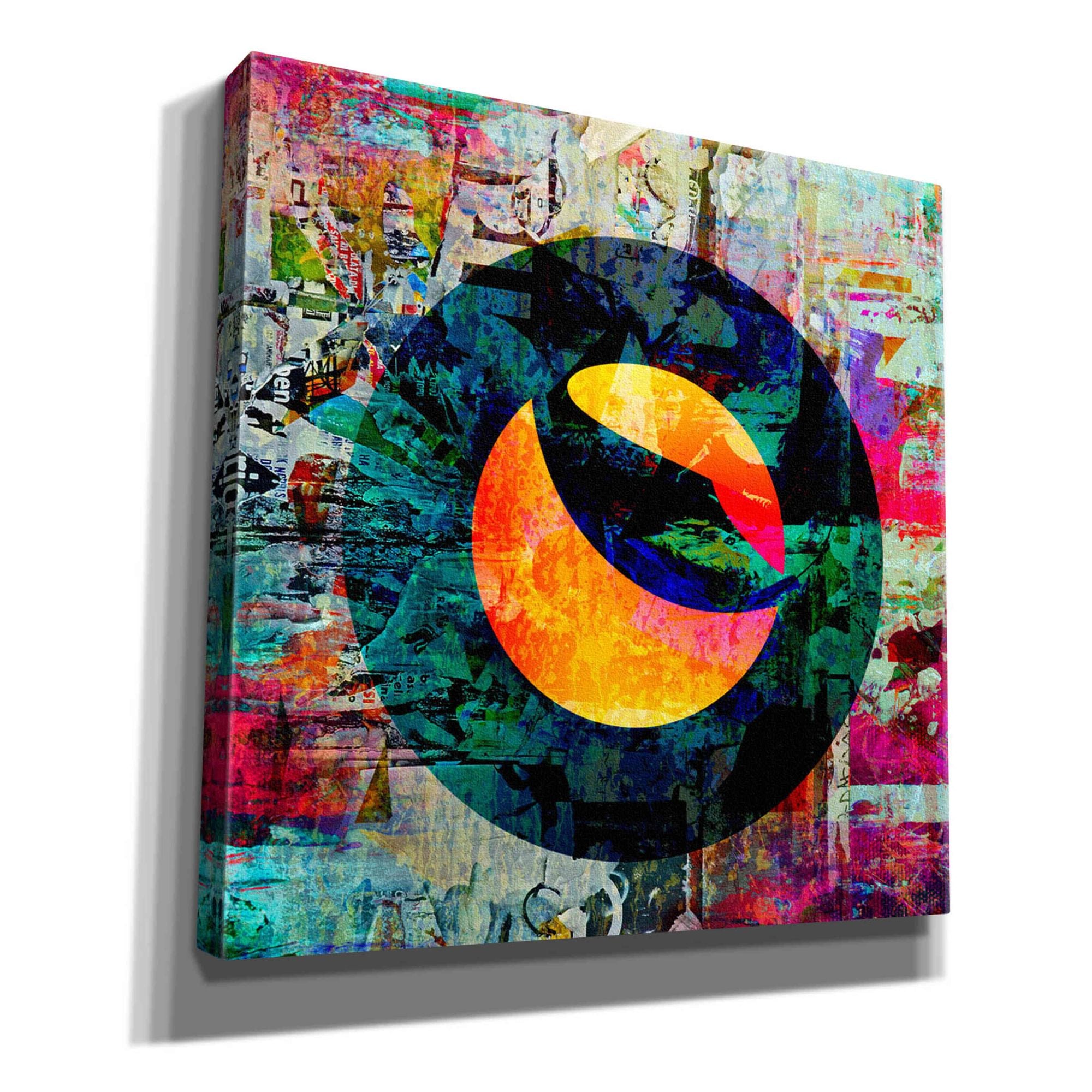 'Luna Terra Crypto In Color' by Portfolio Giclee Canvas Wall Art