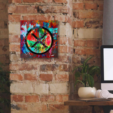 Image of 'Xrp Crypto In Color' by Portfolio Giclee Canvas Wall Art,12x12
