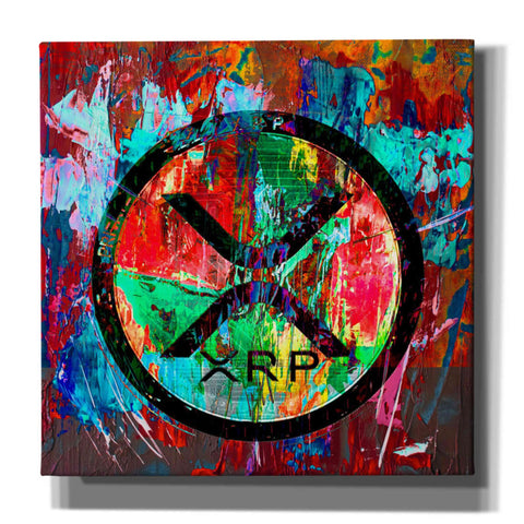 Image of 'Xrp Crypto In Color' by Portfolio Giclee Canvas Wall Art
