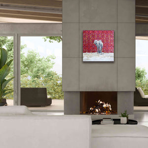 'Elephant by Alana Clumeck Giclee Canvas Wall Art,26x26