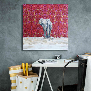 'Elephant by Alana Clumeck Giclee Canvas Wall Art,26x26