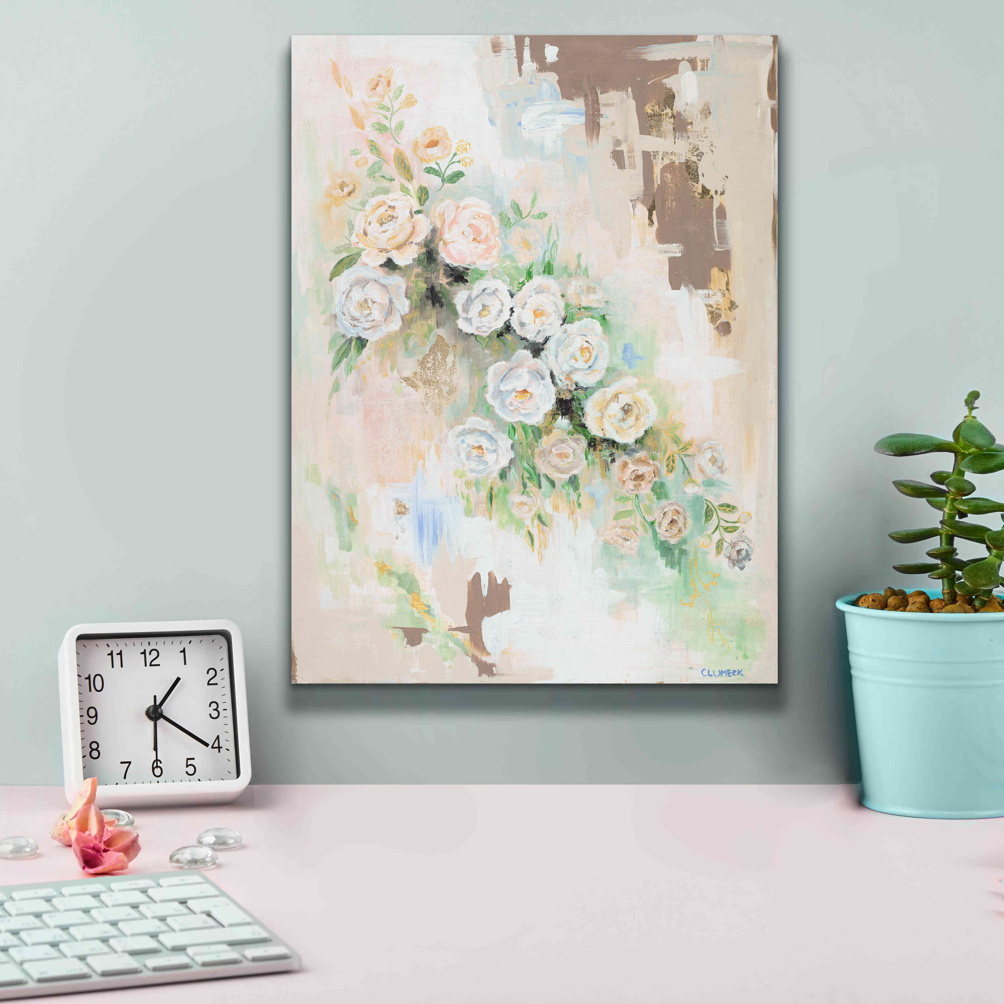 'Spring Flowers by Alana Clumeck Giclee Canvas Wall Art,12x16