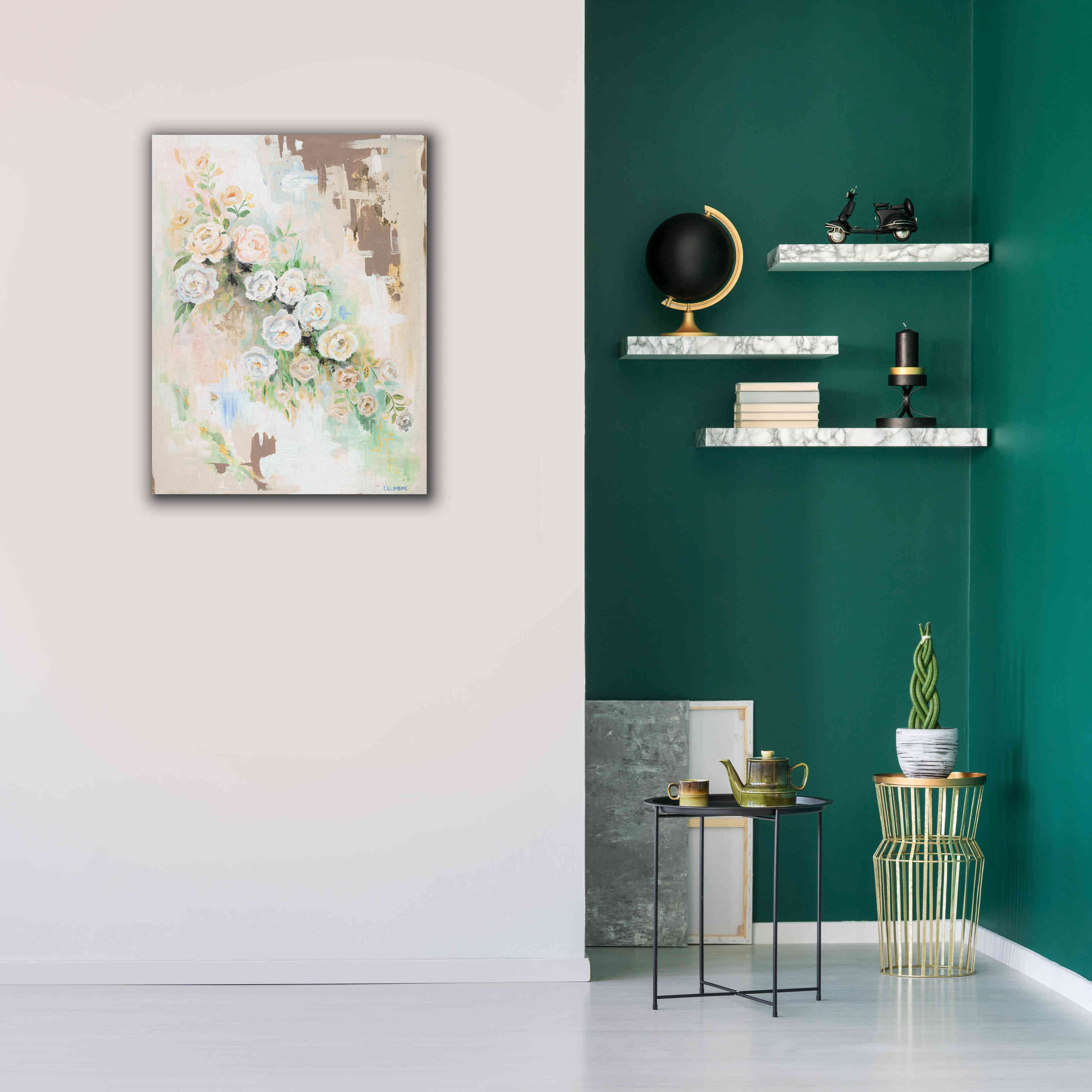 'Spring Flowers by Alana Clumeck Giclee Canvas Wall Art,26x34