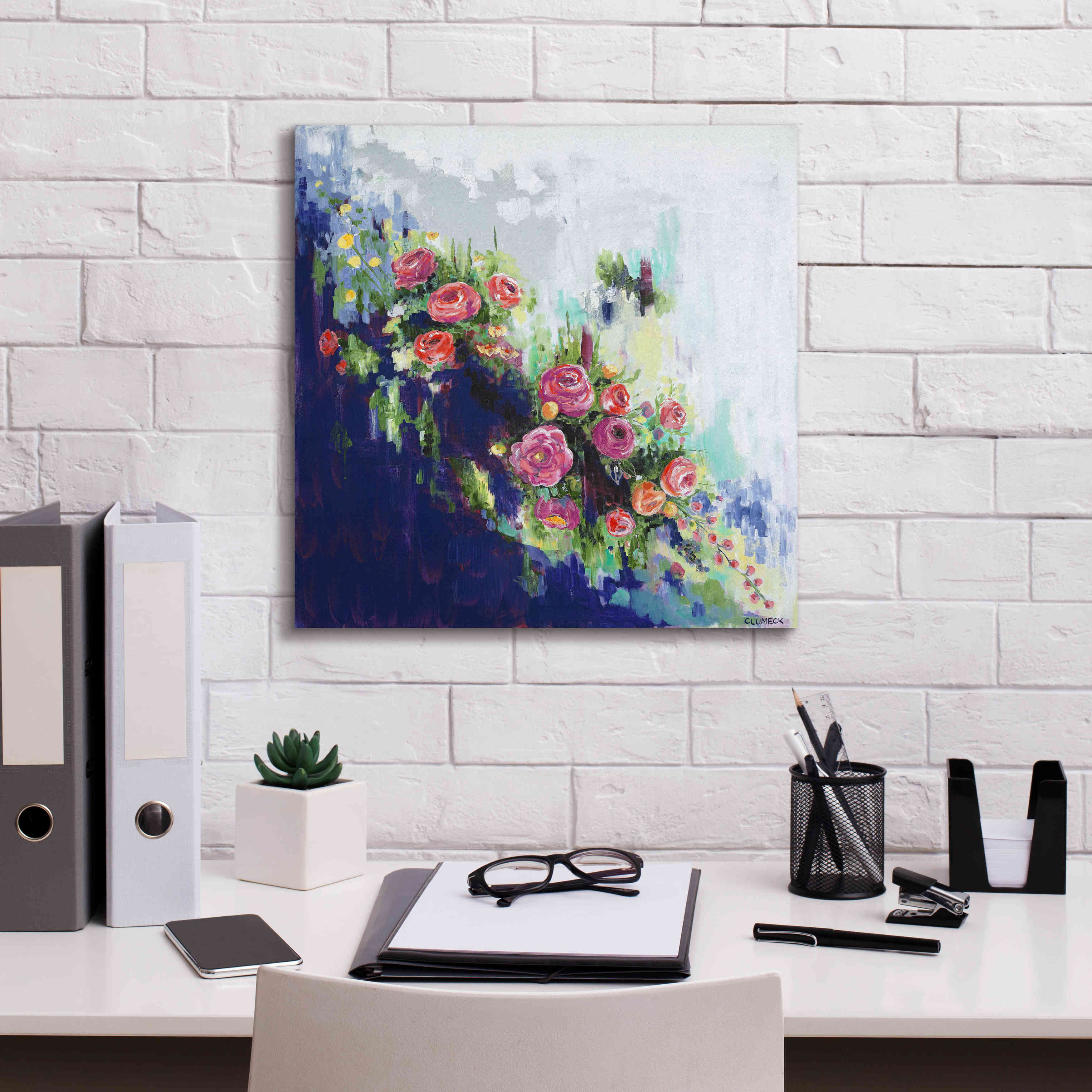 'The Dance by Alana Clumeck Giclee Canvas Wall Art,18x18