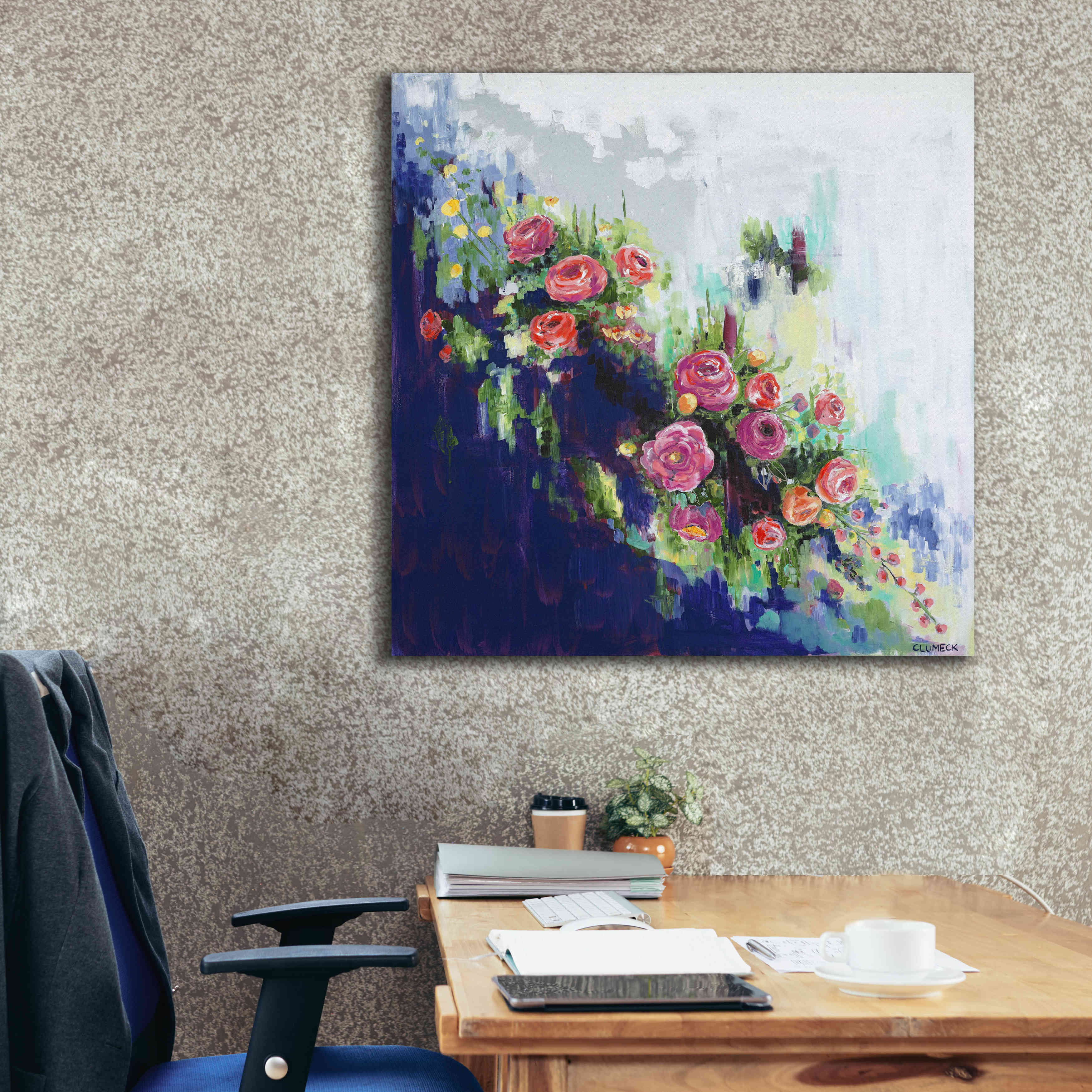 'The Dance by Alana Clumeck Giclee Canvas Wall Art,37x37