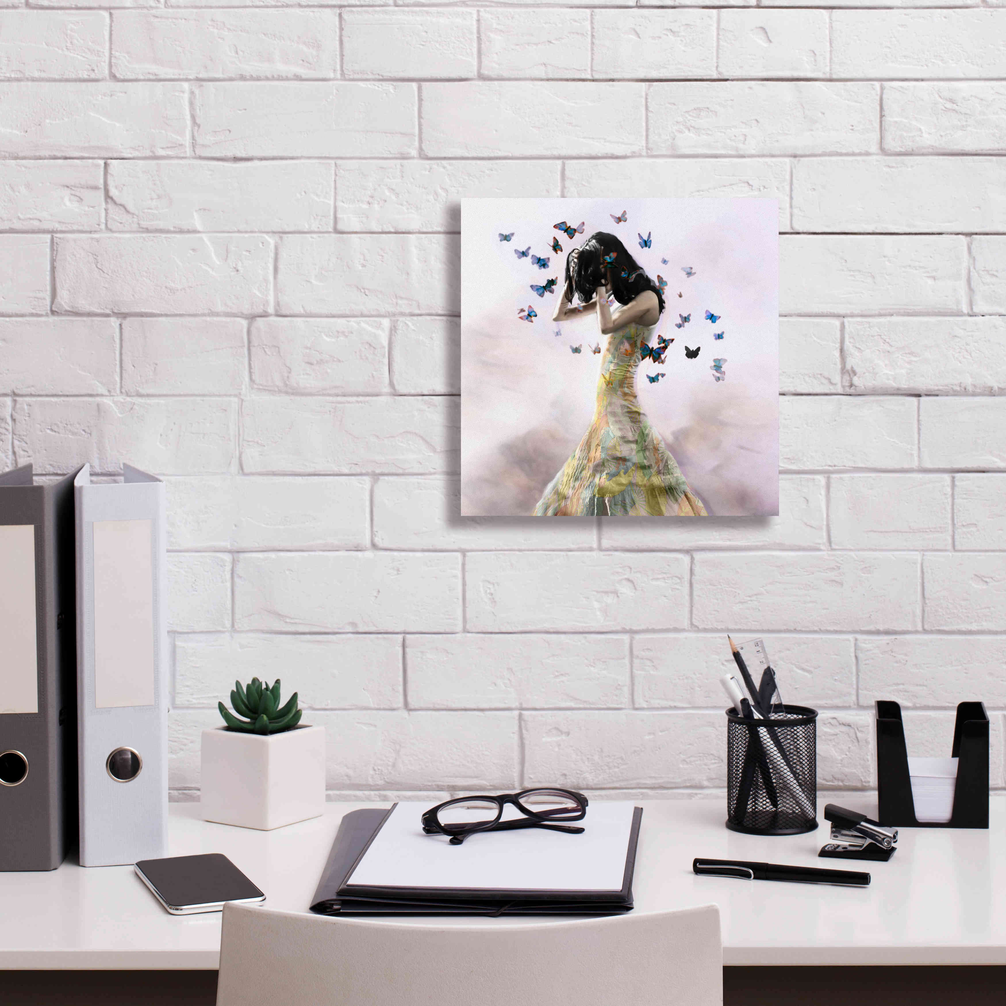 'Fear the Worst by Christopher Cuseo Giclee Canvas Wall Art,12x12