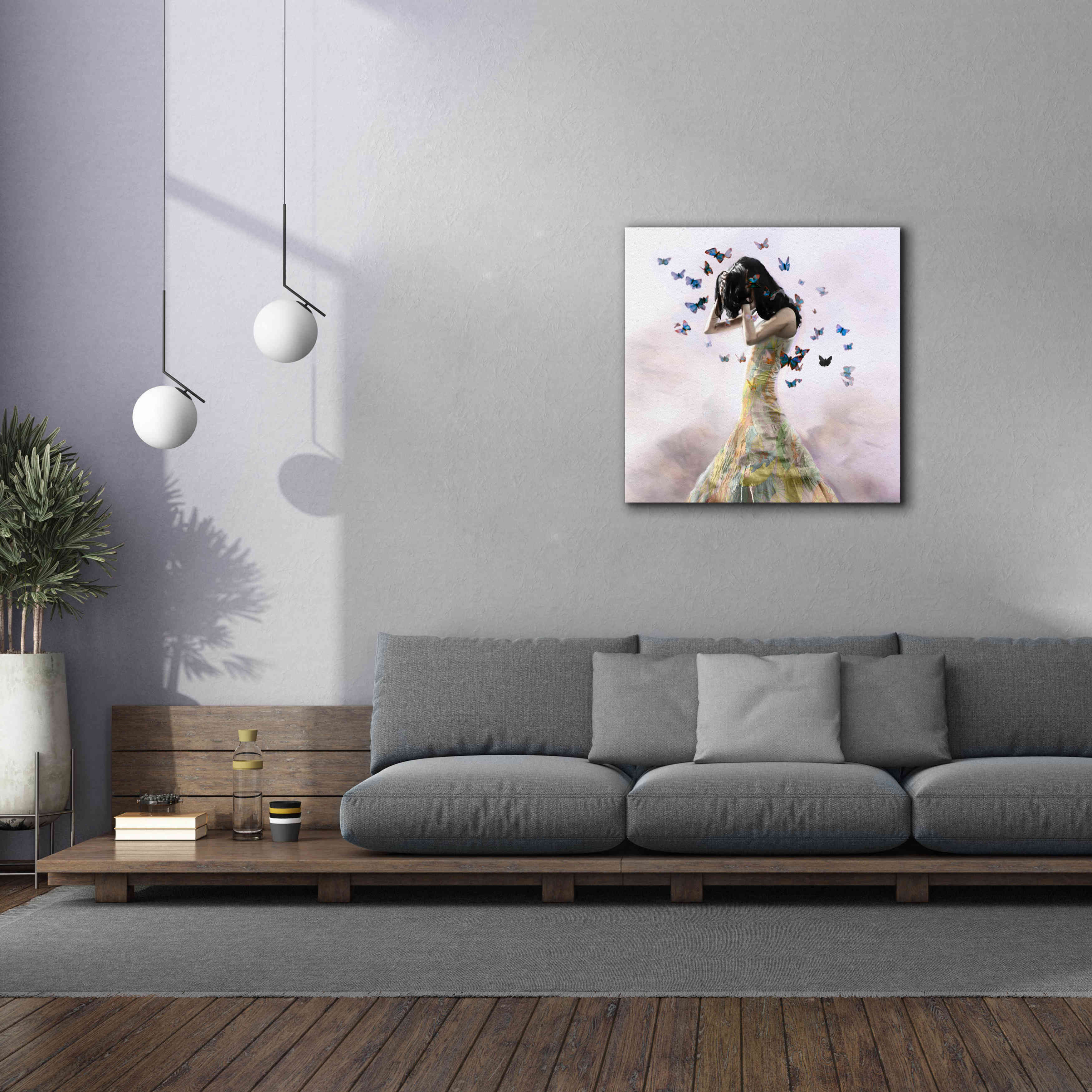 'Fear the Worst by Christopher Cuseo Giclee Canvas Wall Art,37x37