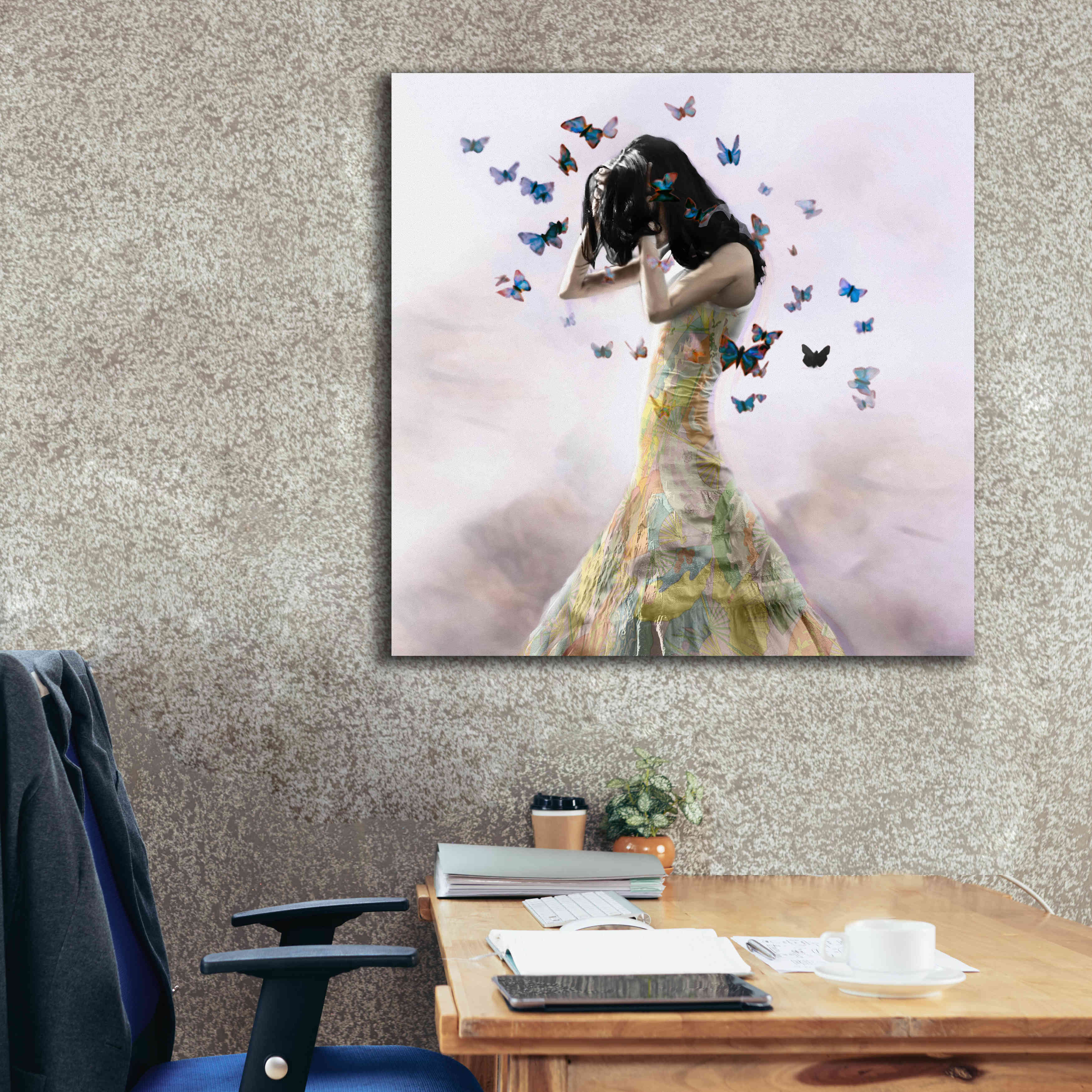 'Fear the Worst by Christopher Cuseo Giclee Canvas Wall Art,37x37