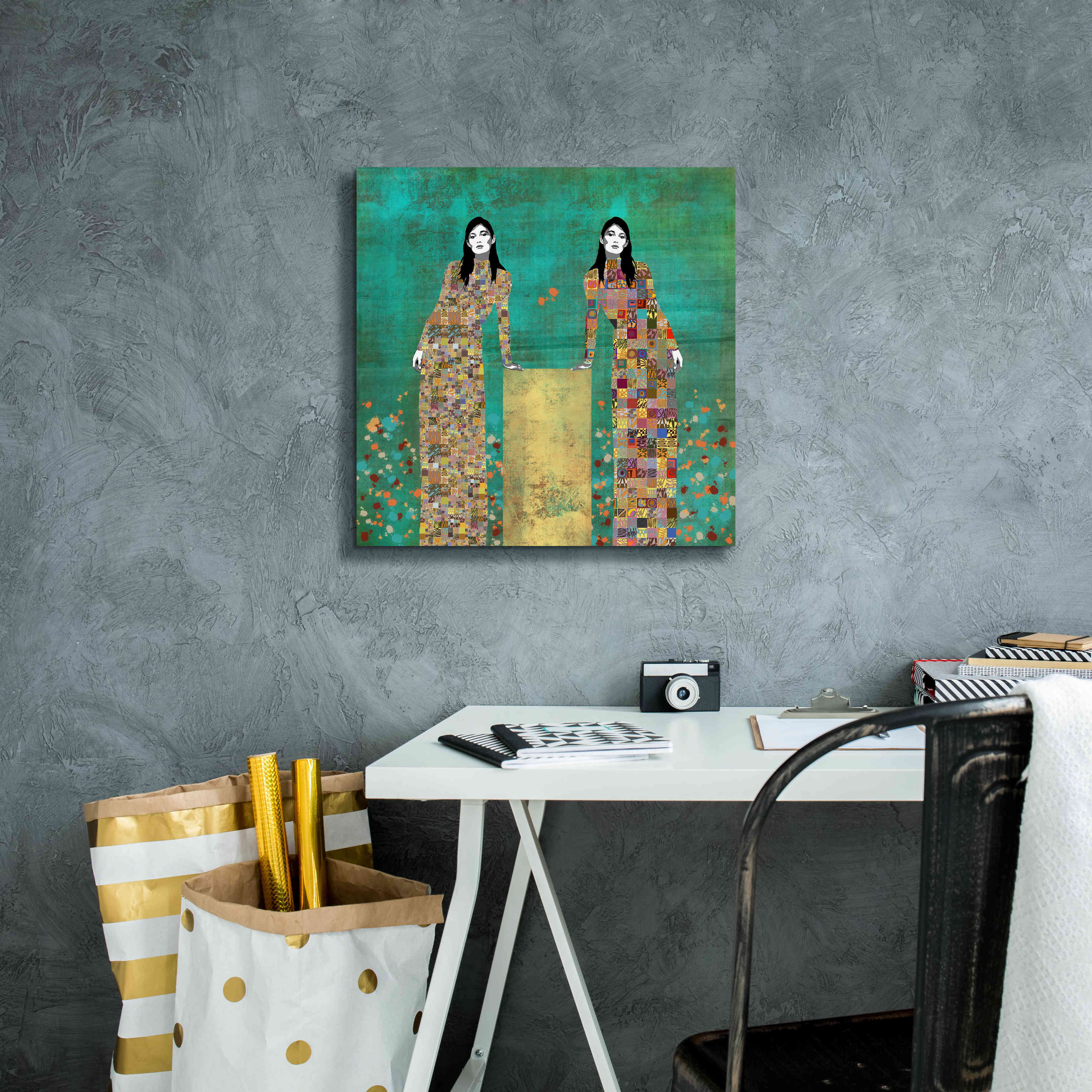 'Dale la Vueltas by Jose Cacho Giclee Canvas Wall Art,18x18