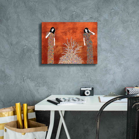 Image of 'La Fuente by Jose Cacho Giclee Canvas Wall Art,16x12