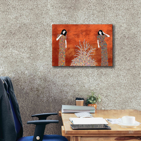 Image of 'La Fuente by Jose Cacho Giclee Canvas Wall Art,24x20