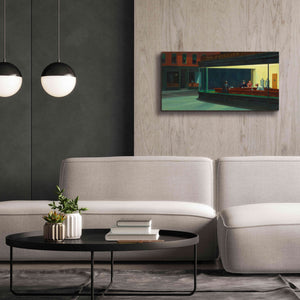 'Nighthawks, 1942' by Edward Hopper, Giclee Canvas Wall Art,40x20