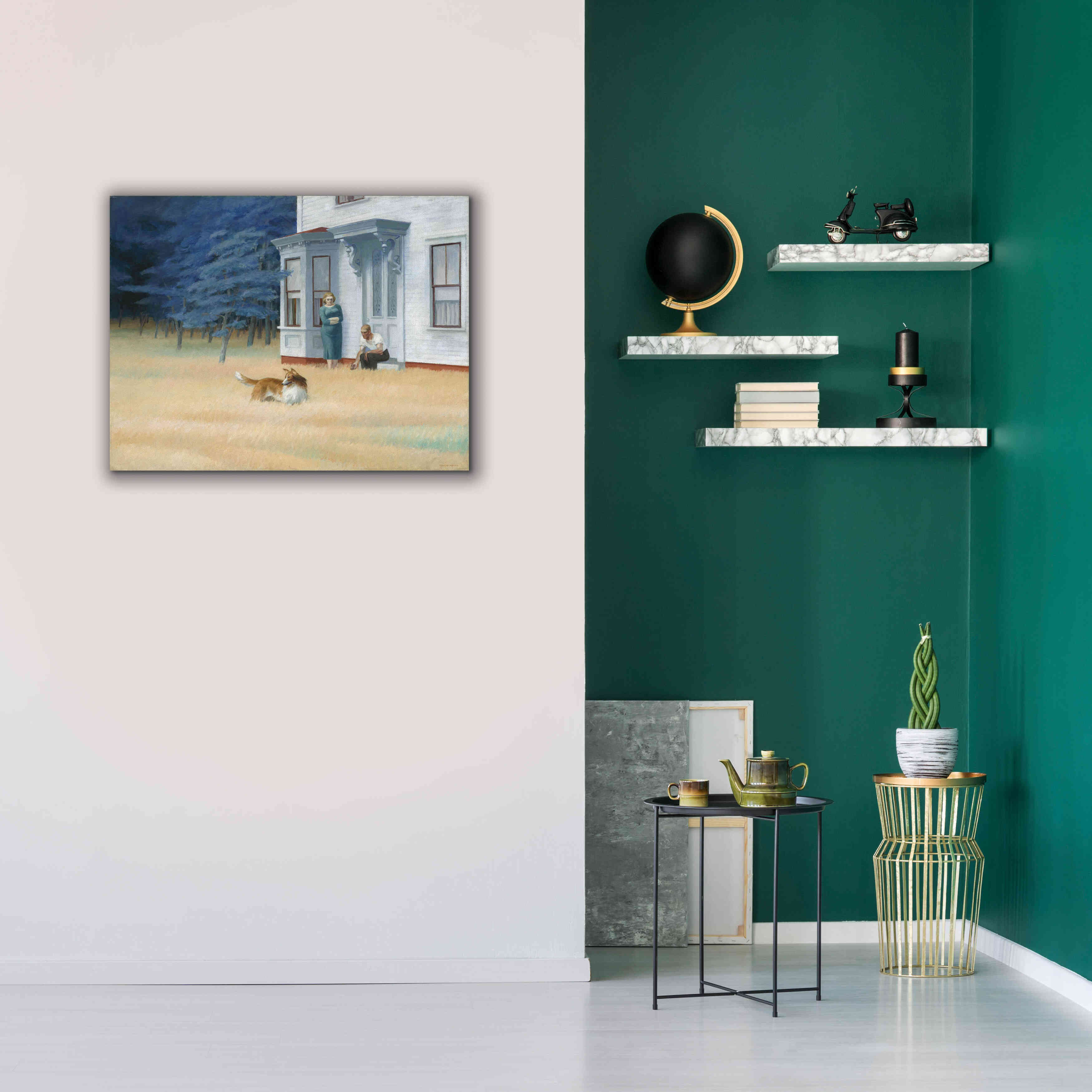 'Cape Cod Evening, 1939' by Edward Hopper, Giclee Canvas Wall Art,34x26