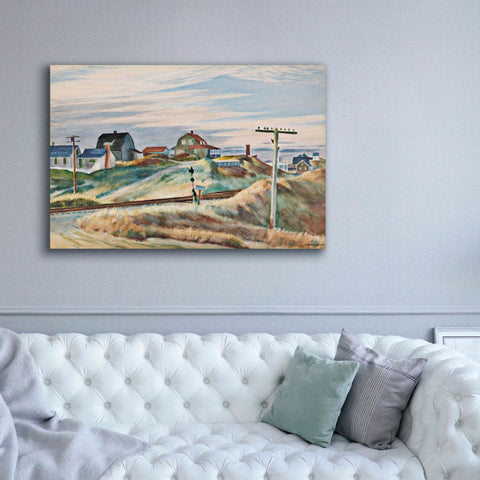 Image of 'Cottages at North Truro' by Edward Hopper, Giclee Canvas Wall Art,60x40