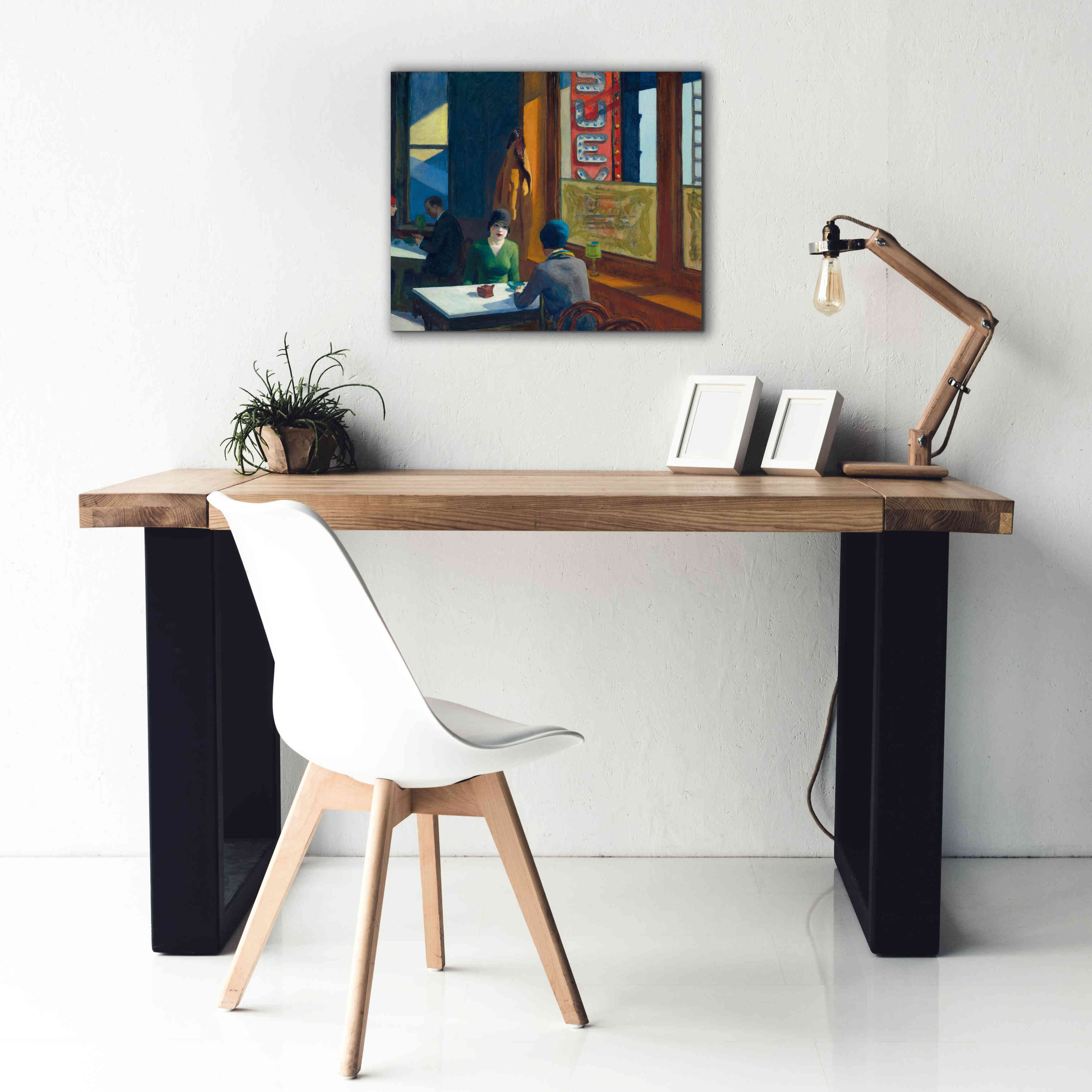 'Chop Suey' by Edward Hopper, Giclee Canvas Wall Art,24x20