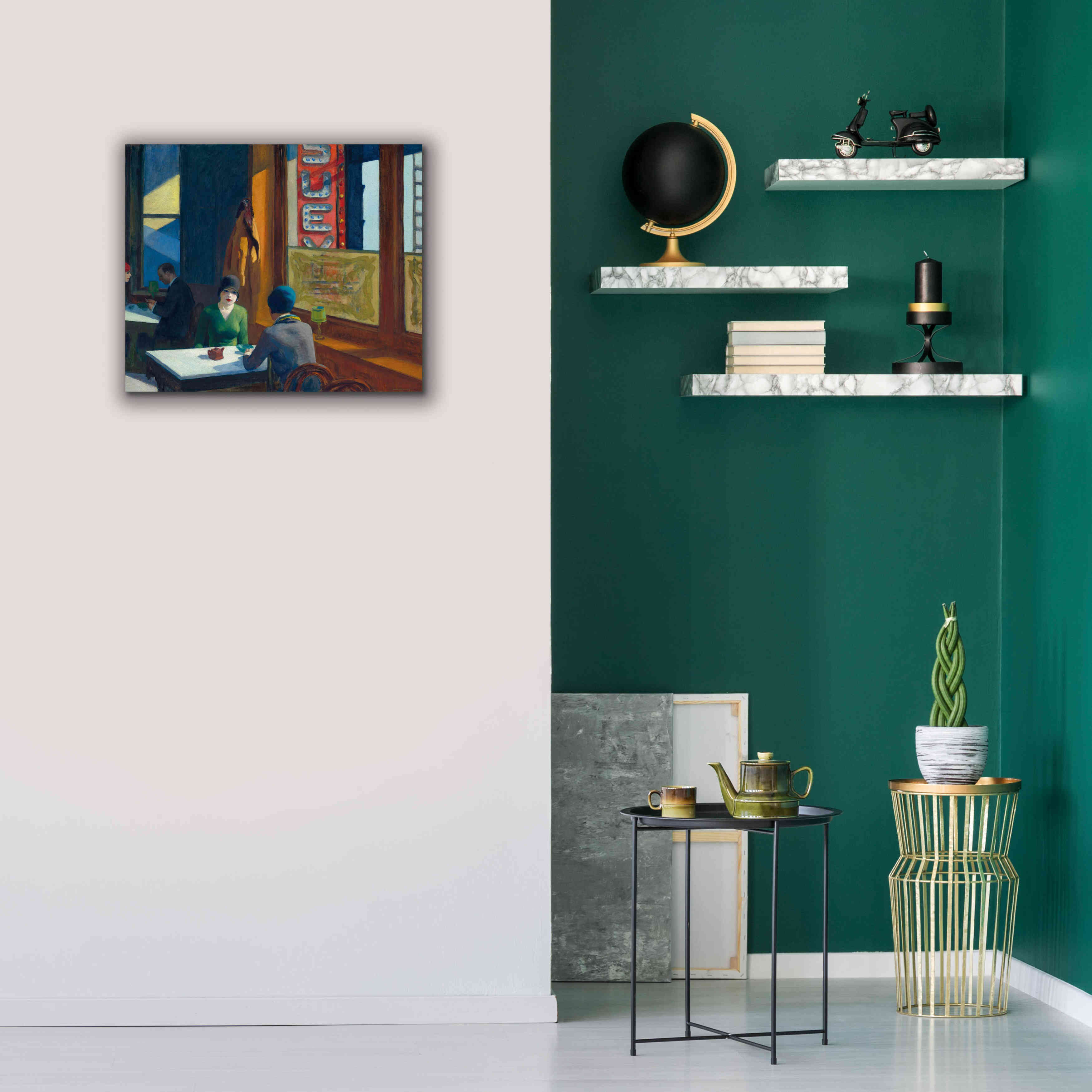 'Chop Suey' by Edward Hopper, Giclee Canvas Wall Art,24x20