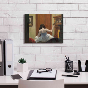 'New York Interior, c. 1921' by Edward Hopper, Giclee Canvas Wall Art,16x12