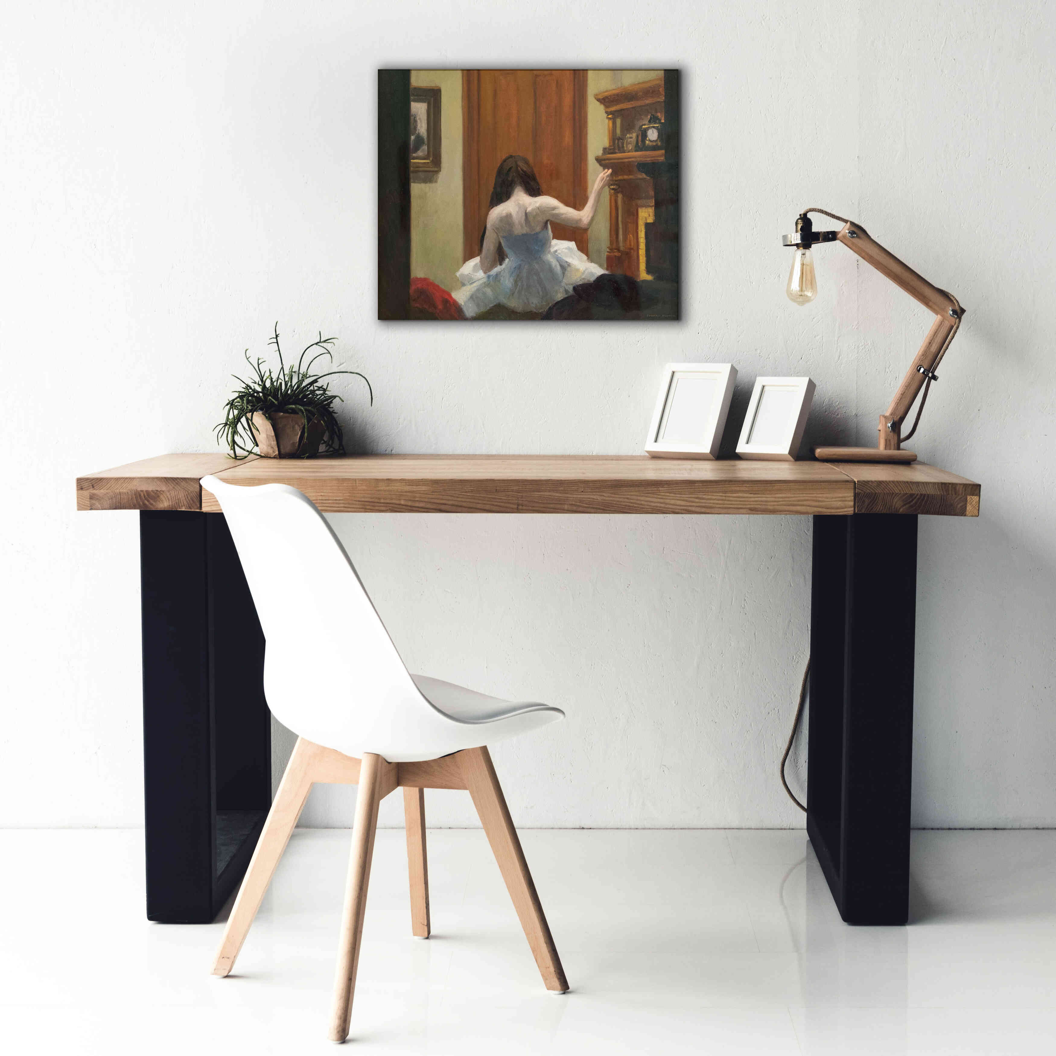 'New York Interior, c. 1921' by Edward Hopper, Giclee Canvas Wall Art,24x20