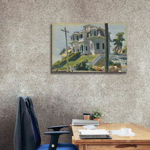 'Haskell's House, 1924' by Edward Hopper, Giclee Canvas Wall Art,40x26