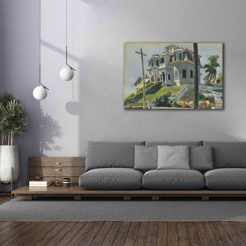 Image of 'Haskell's House, 1924' by Edward Hopper, Giclee Canvas Wall Art,60x40