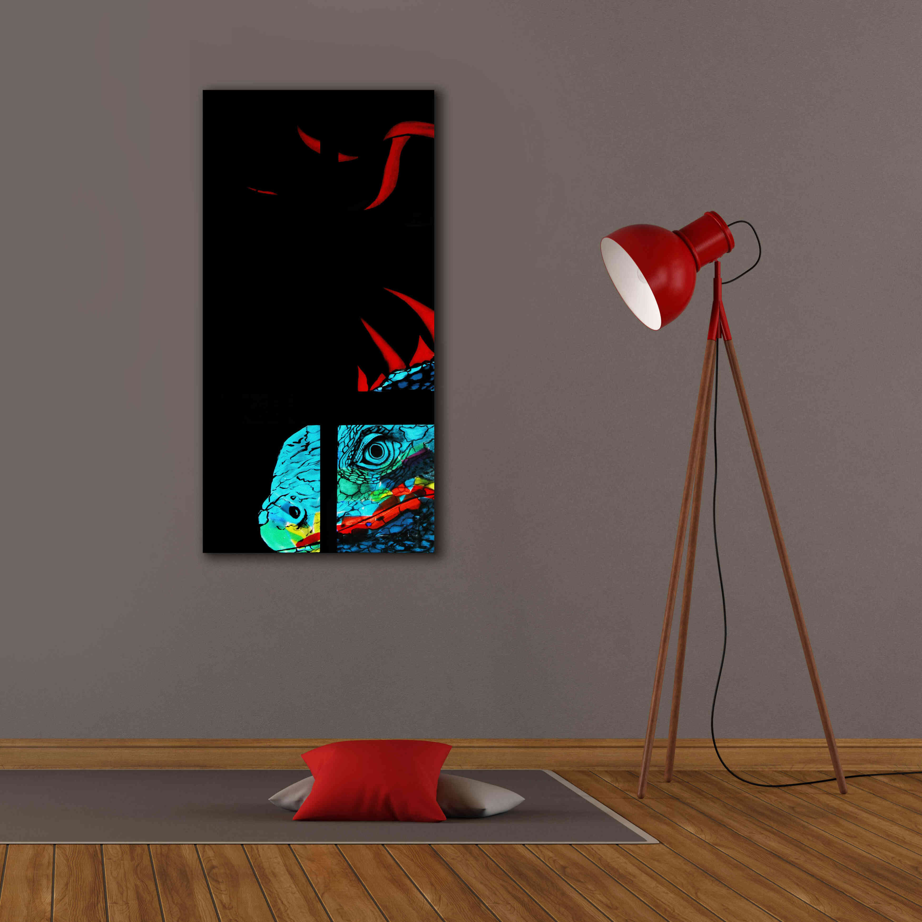 'Yum!' by Rita Shimelfarb, Giclee Canvas Wall Art,20x40