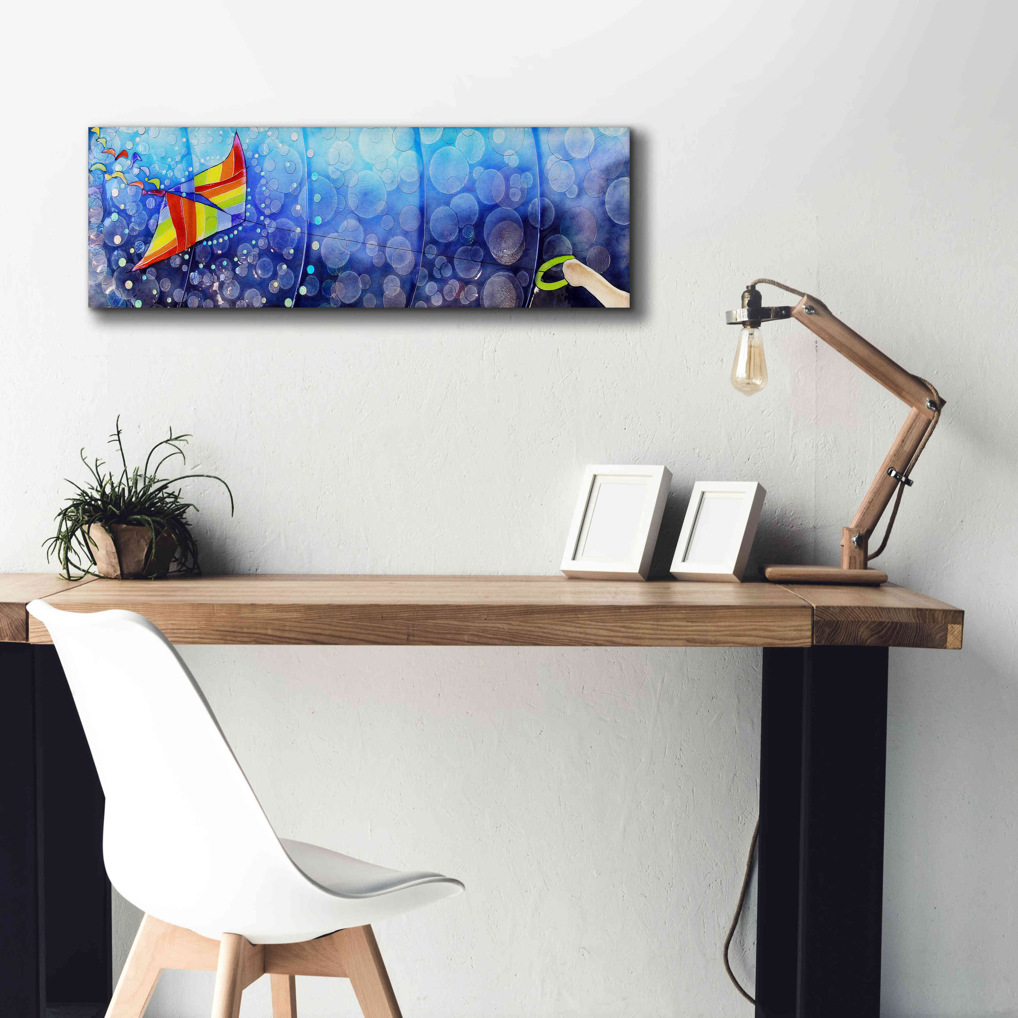 'Air' by Rita Shimelfarb, Giclee Canvas Wall Art,36x12