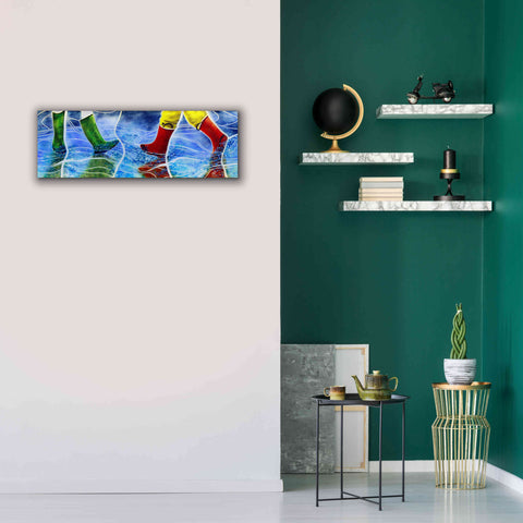 Image of 'Water' by Rita Shimelfarb, Giclee Canvas Wall Art,36x12