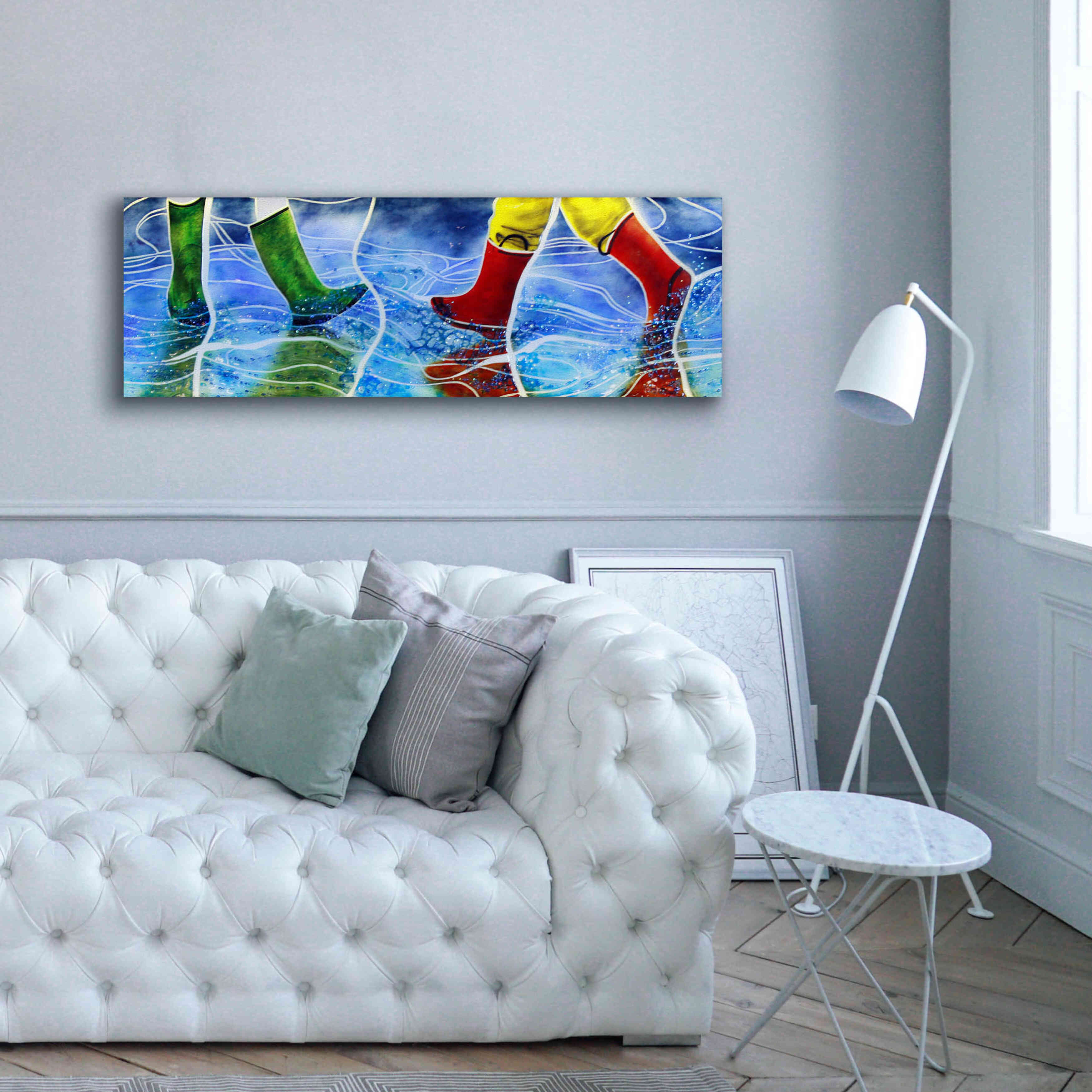 'Water' by Rita Shimelfarb, Giclee Canvas Wall Art,60x20