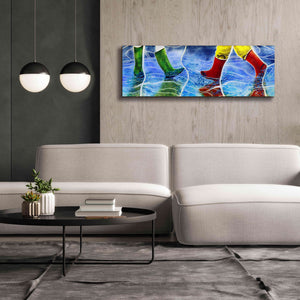 'Water' by Rita Shimelfarb, Giclee Canvas Wall Art,60x20