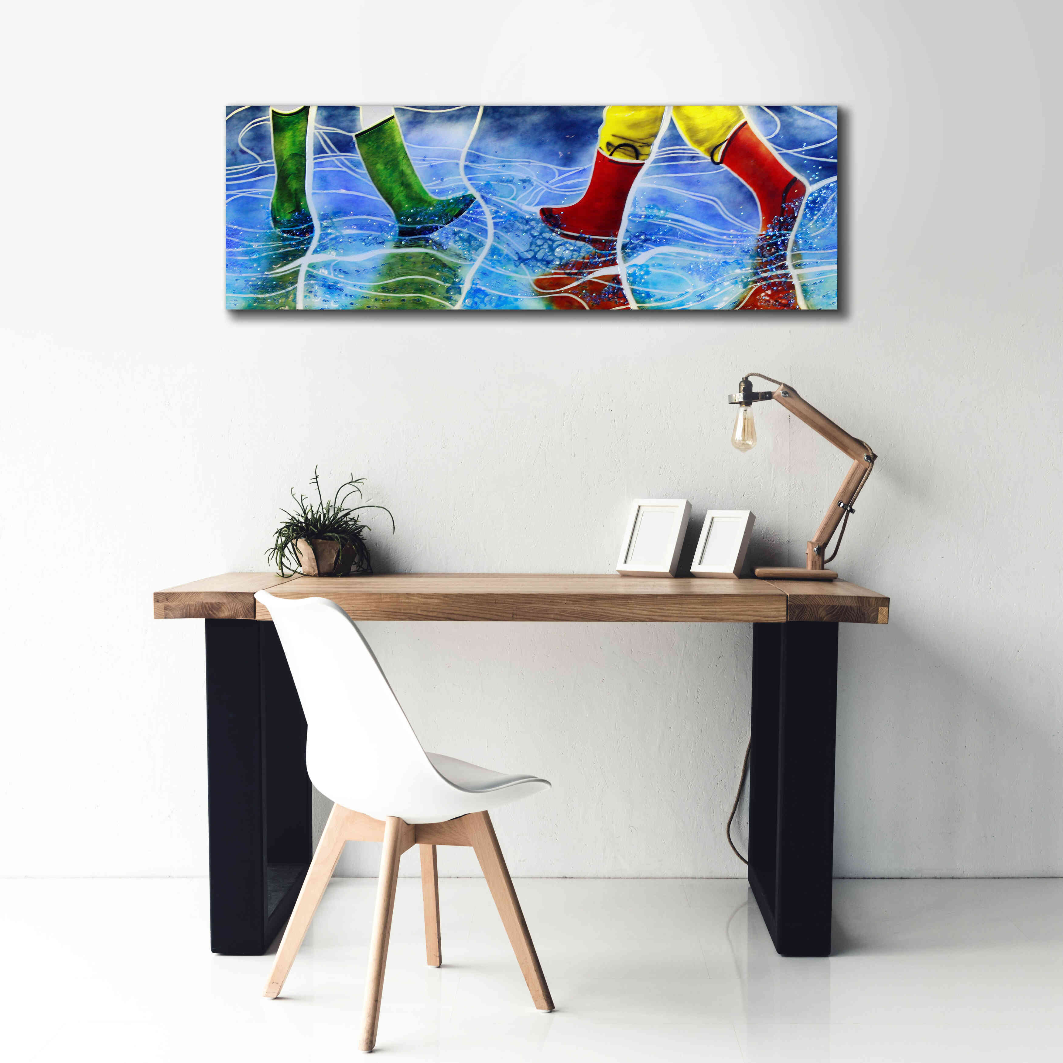'Water' by Rita Shimelfarb, Giclee Canvas Wall Art,60x20