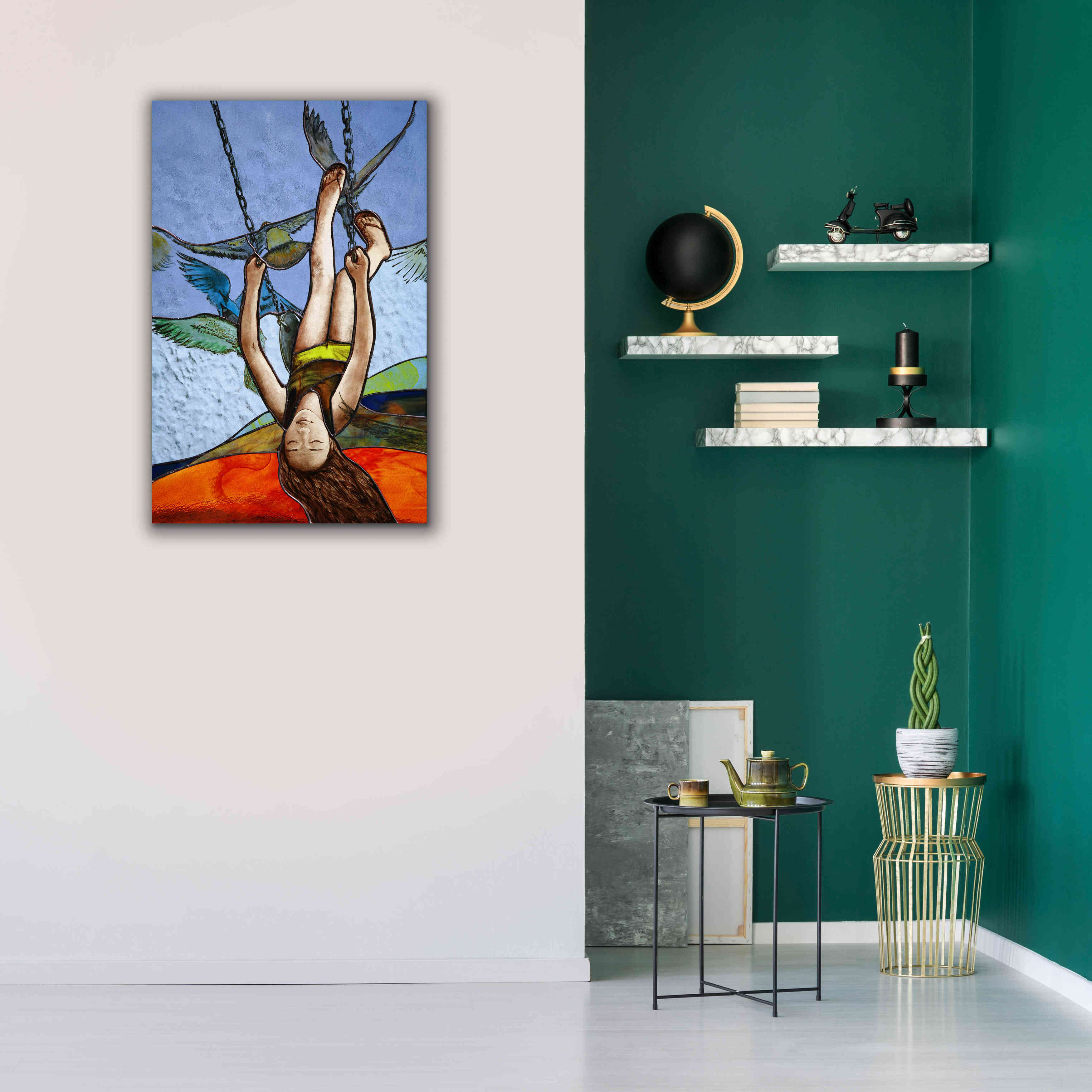 'Up' by Rita Shimelfarb, Giclee Canvas Wall Art,26x40