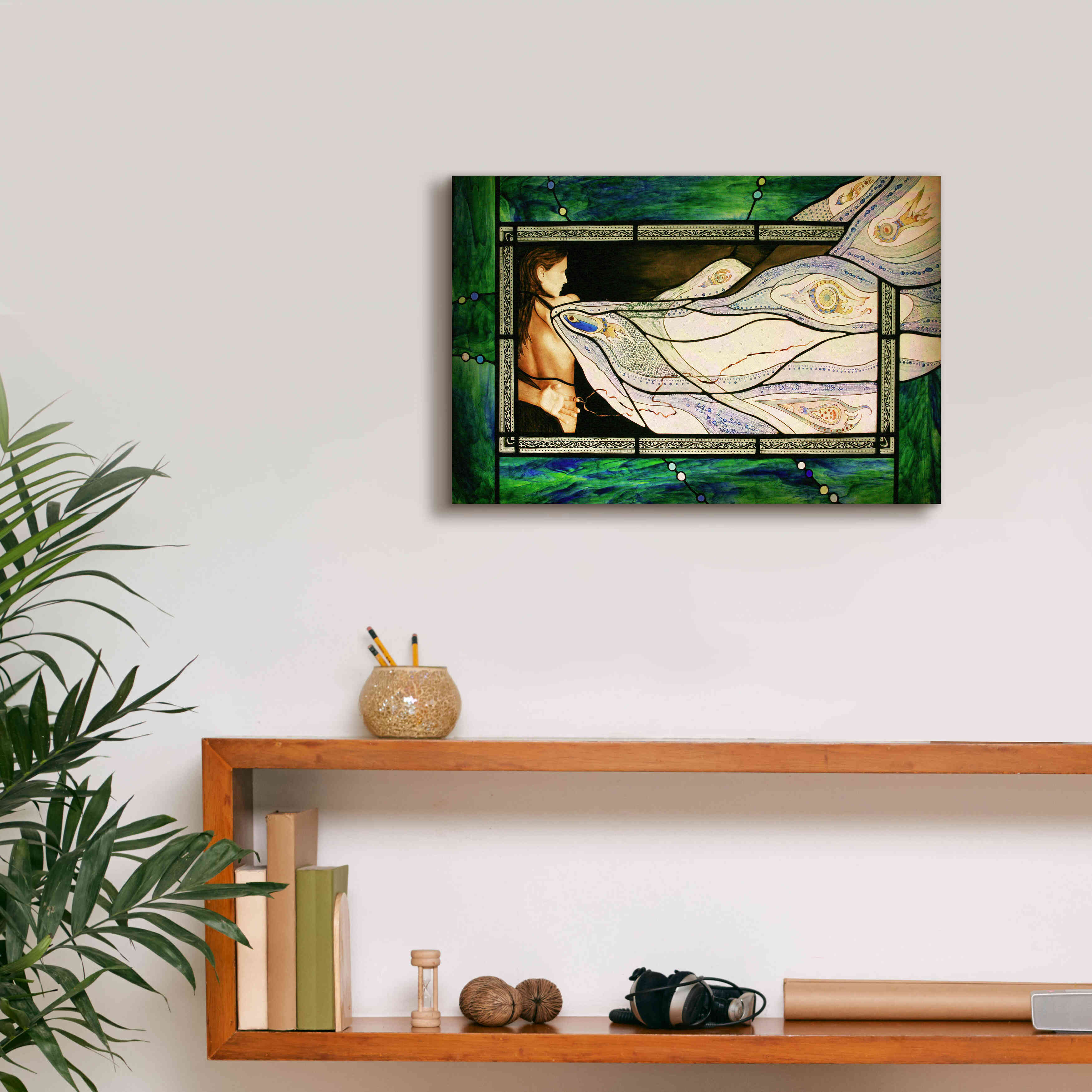 'Un-Wound' by Rita Shimelfarb, Giclee Canvas Wall Art,18x12
