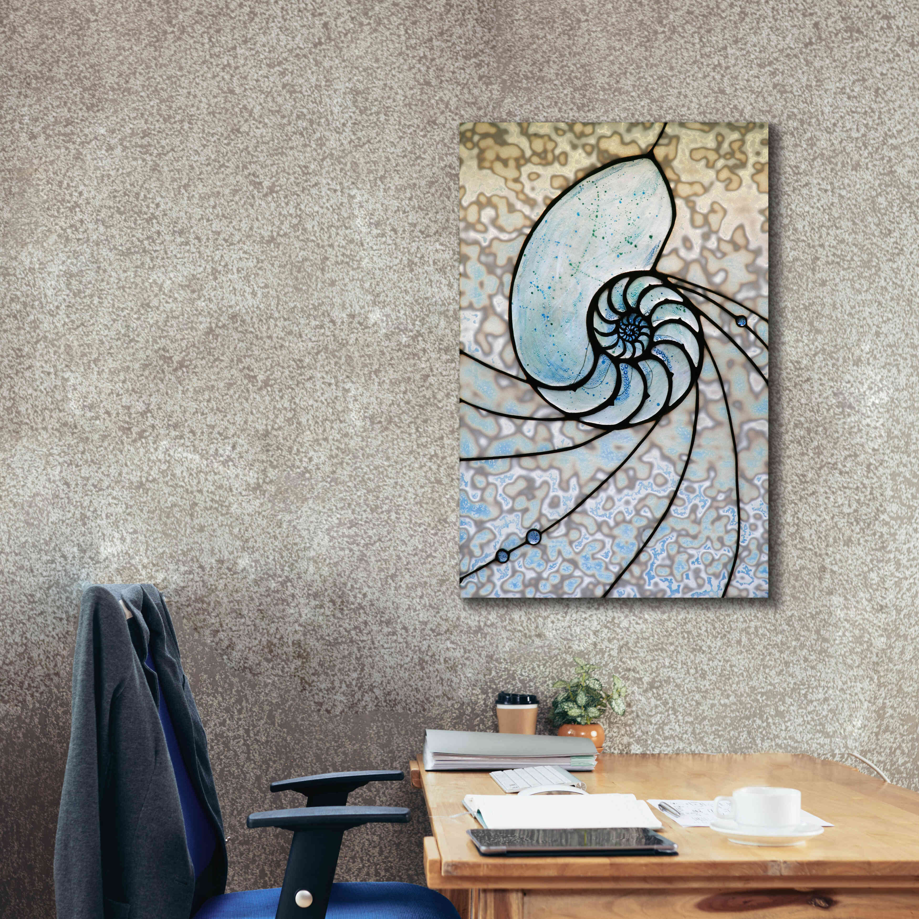 'Shell' by Rita Shimelfarb, Giclee Canvas Wall Art,26x40